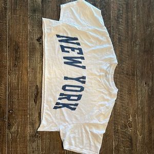 John Galt cropped tee. One size